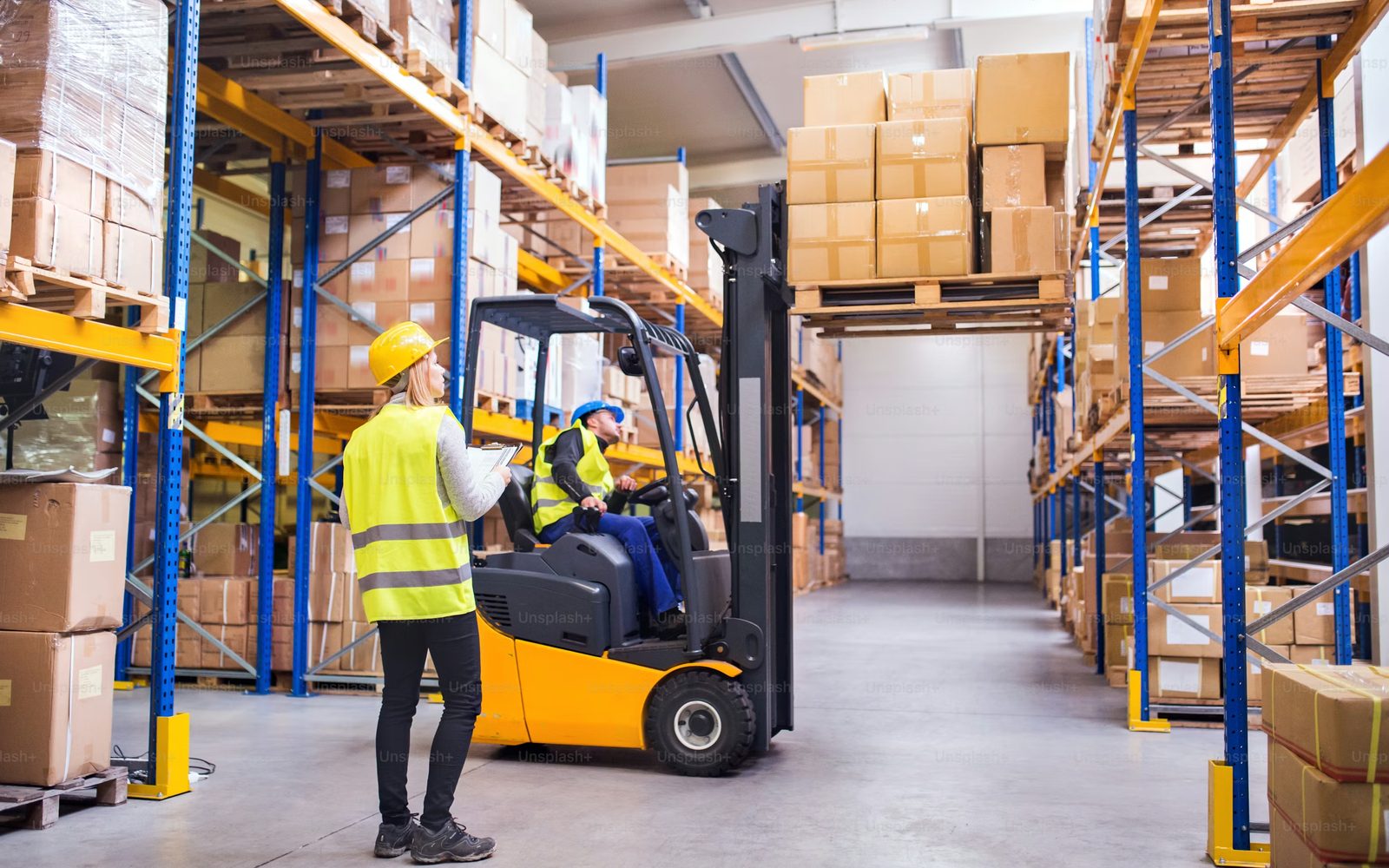 Warehousing sector worksite